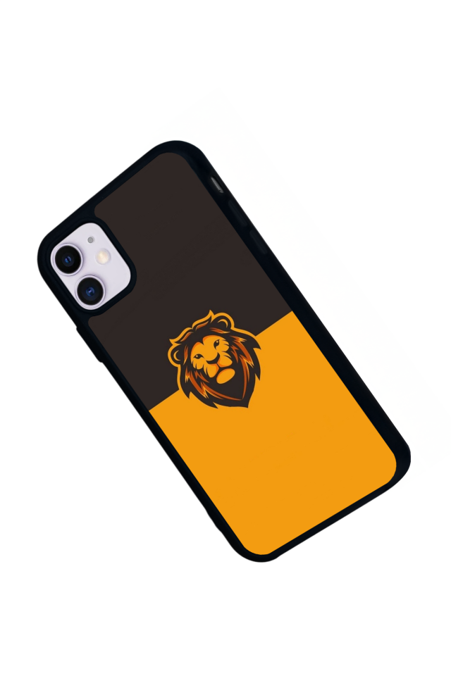 iPhone 11 Uyumlu Aslan Tasarımlı Glossy Premium Kılıf