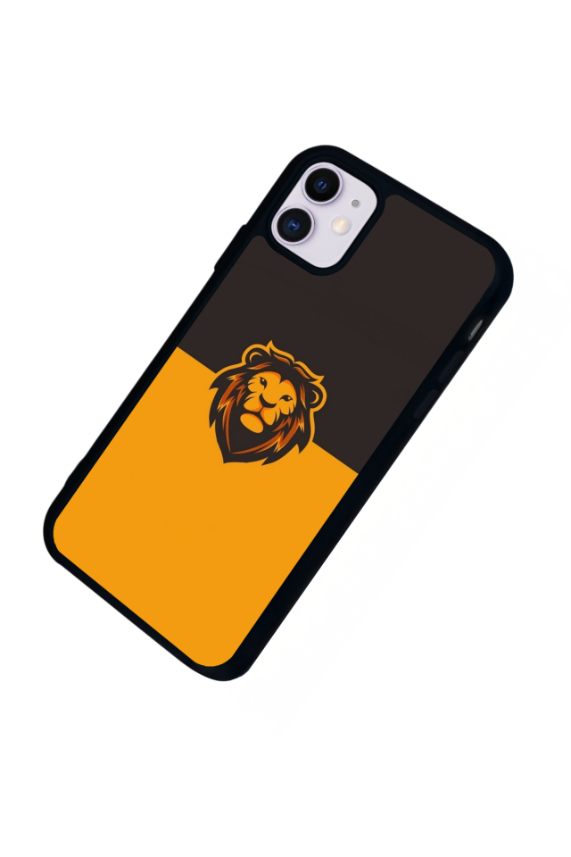 iPhone 11 Uyumlu Aslan Tasarımlı Glossy Premium Kılıf