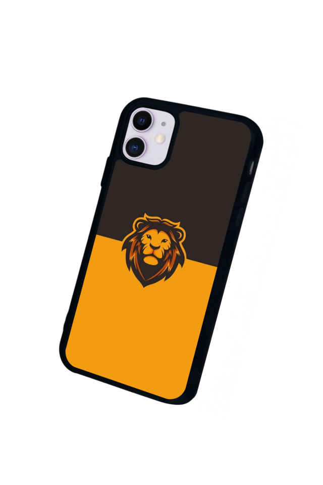 iPhone 11 Uyumlu Aslan Tasarımlı Glossy Premium Kılıf