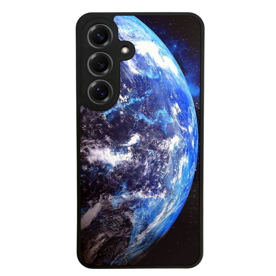 Samsung Galaxy S25 Uyumlu Ay Tasarımlı Glossy Premium Kılıf