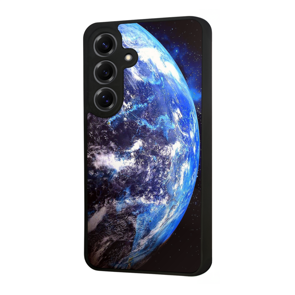 Samsung Galaxy S25 Uyumlu Ay Tasarımlı Glossy Premium Kılıf