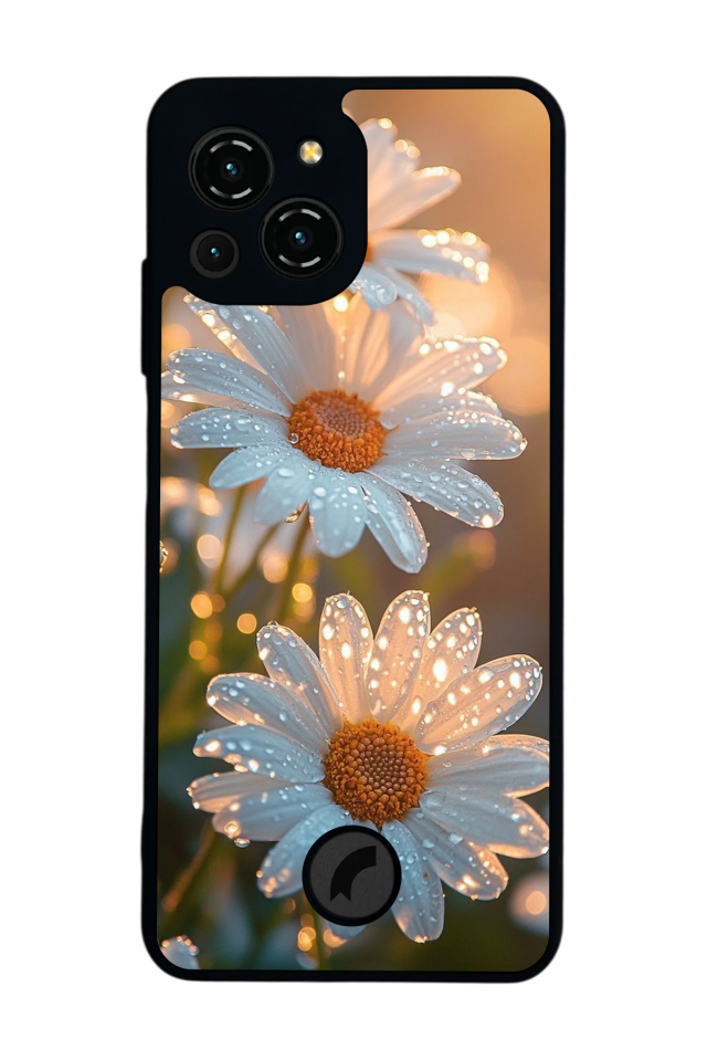 Reeder S23 Pro Max Uyumlu Cicek Tasarımlı Glossy Premium Kılıf