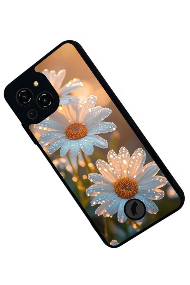 Reeder S23 Pro Max Uyumlu Cicek Tasarımlı Glossy Premium Kılıf