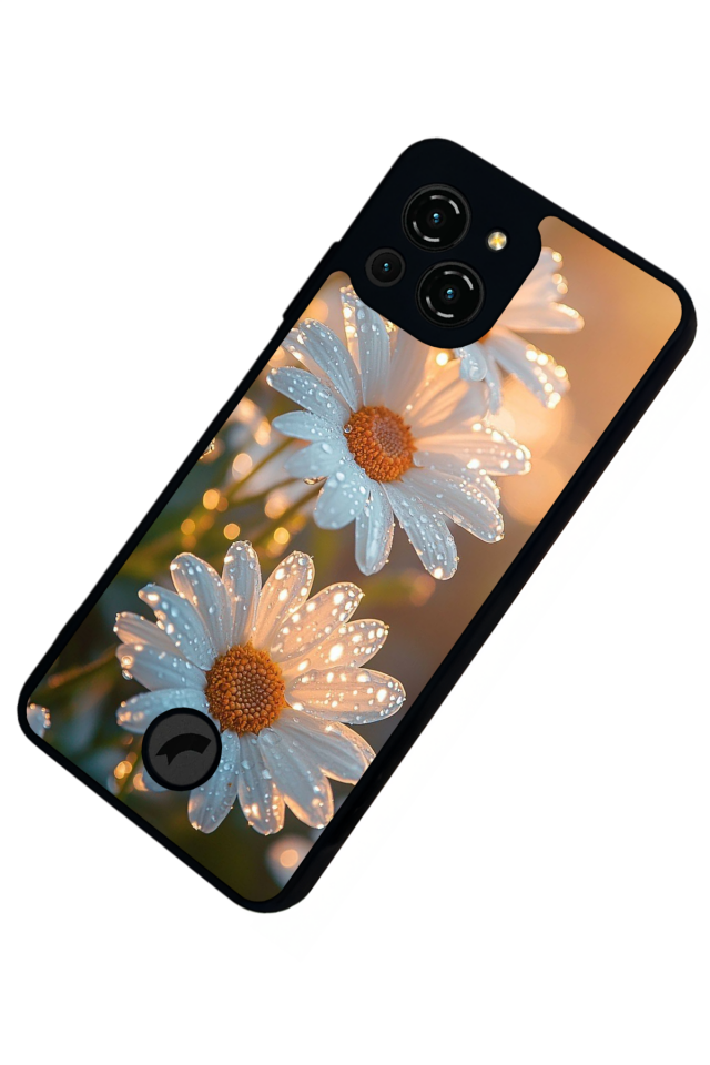 Reeder S23 Pro Max Uyumlu Cicek Tasarımlı Glossy Premium Kılıf