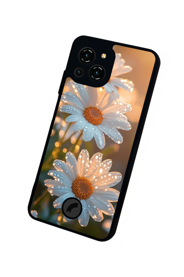 Reeder S23 Pro Max Uyumlu Cicek Tasarımlı Glossy Premium Kılıf