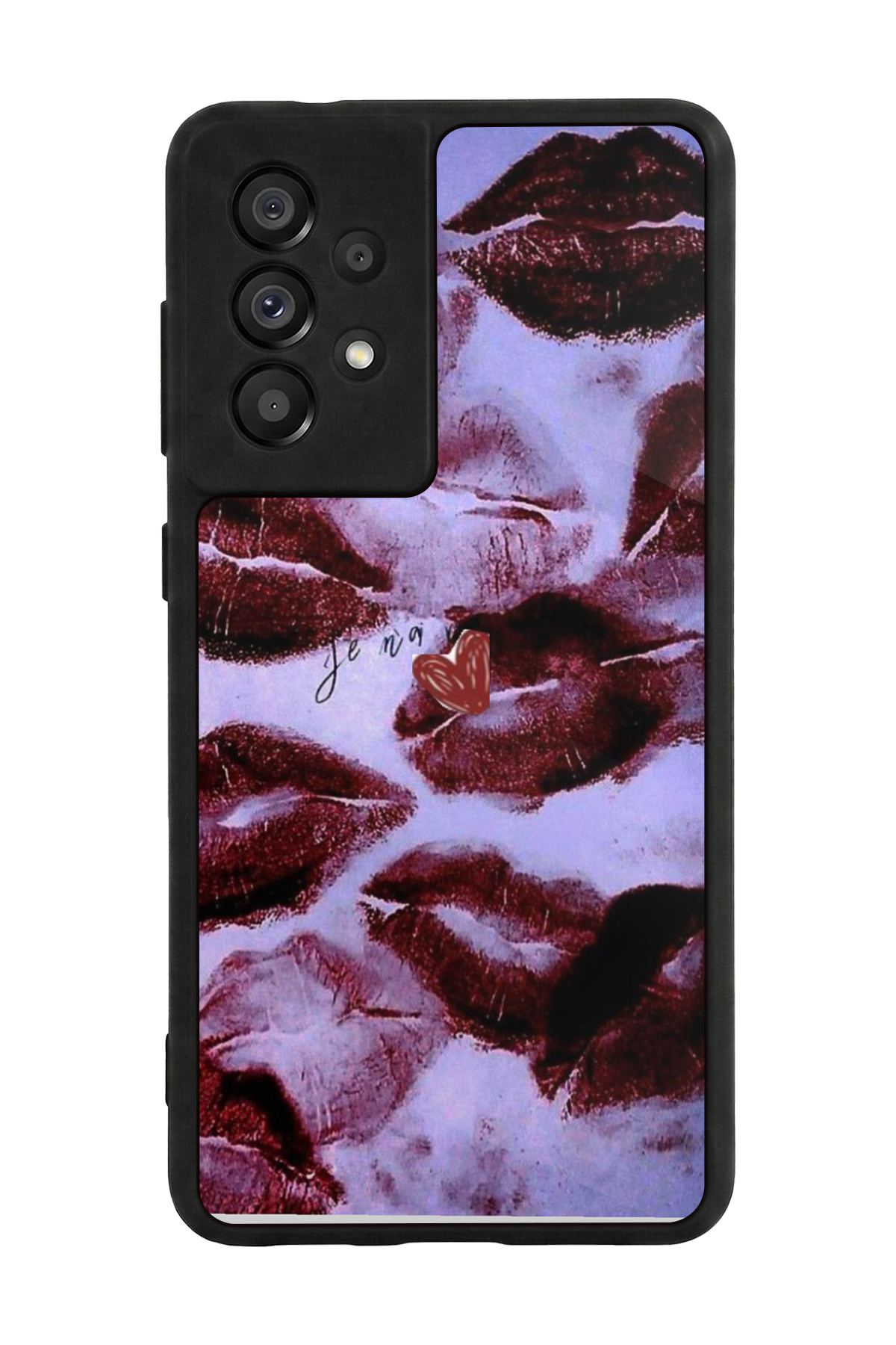 Samsung Galaxy A73 Uyumlu Dudak Tasarımlı Glossy Premium Kılıf