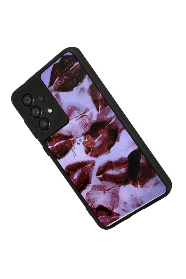Samsung Galaxy A73 Uyumlu Dudak Tasarımlı Glossy Premium Kılıf