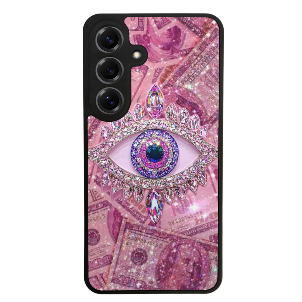 Samsung Galaxy S25 Uyumlu Göz Tasarımlı Glossy Premium Kılıf