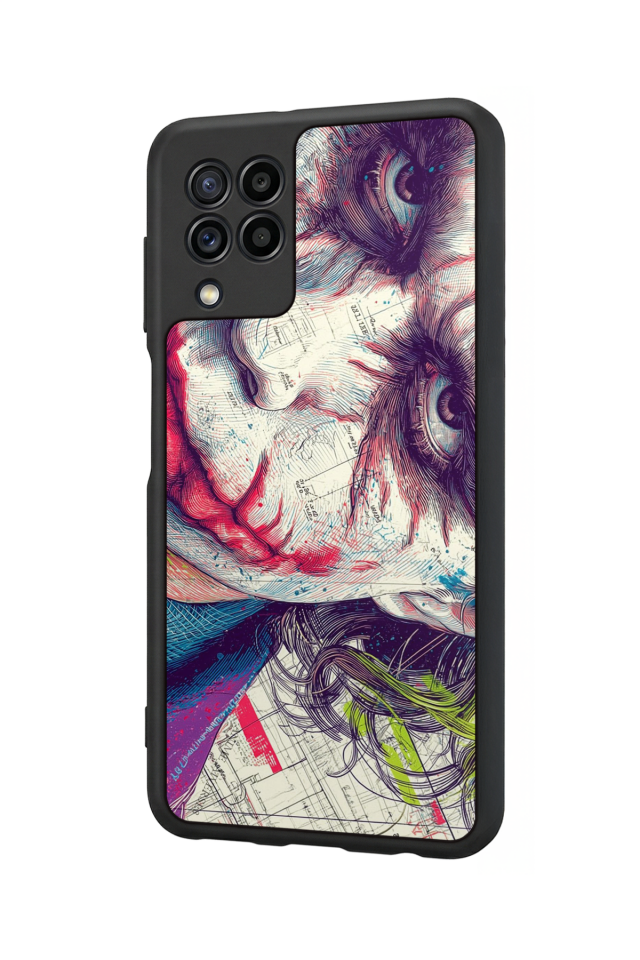 Samsung Galaxy M32 Uyumlu Joker Tasarımlı Glossy Premium Kılıf