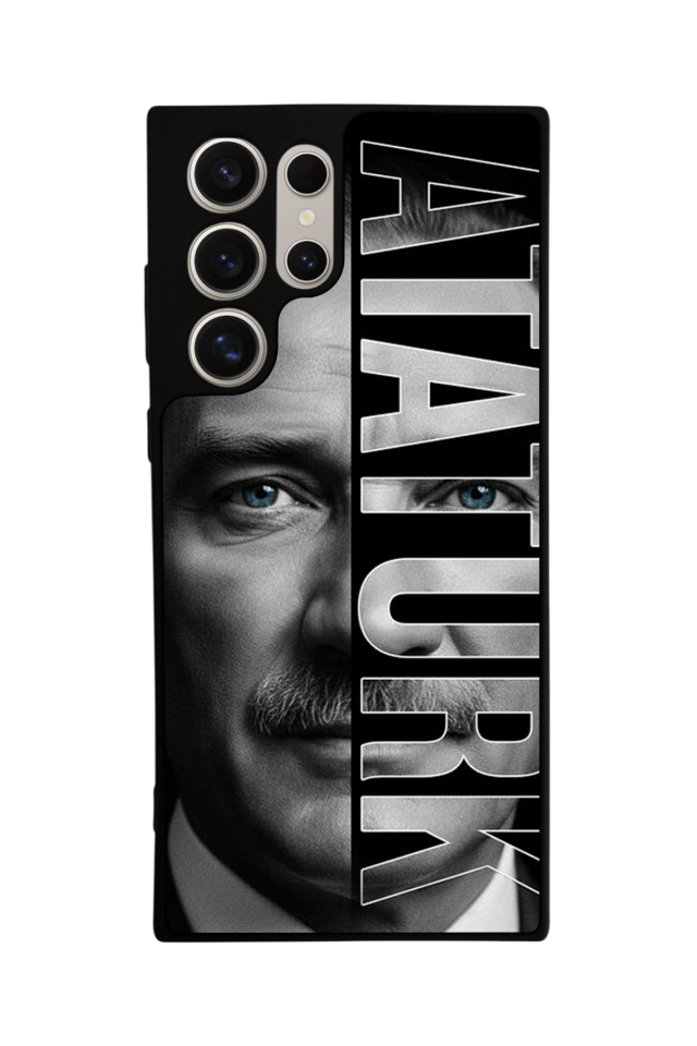 Samsung Galaxy S23 Ultra Uyumlu Mustafa Kemal Ataturk Tasarımlı Glossy Premium Kılıf