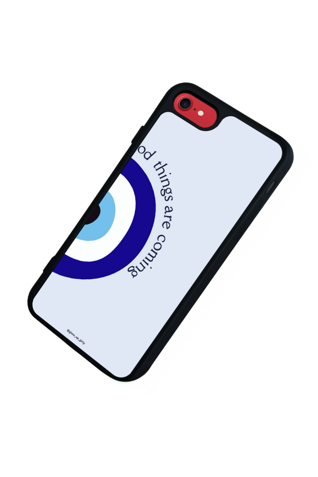 iPhone 8 Uyumlu Nazar Tasarımlı Glossy Premium Kılıf