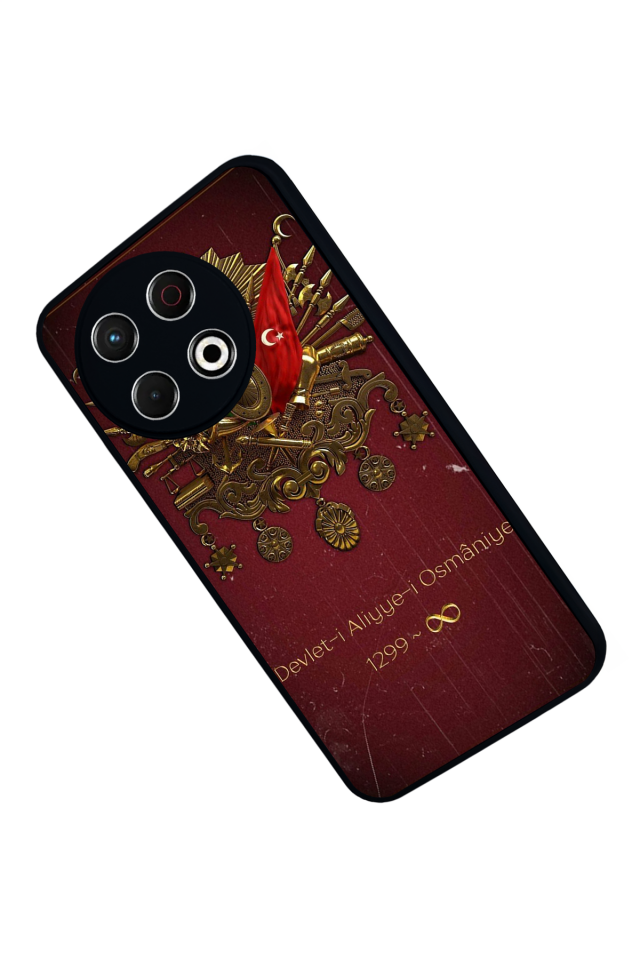 Tecno Spark 30 Pro Uyumlu Osmanli Tugrasi Tasarımlı Glossy Premium Kılıf