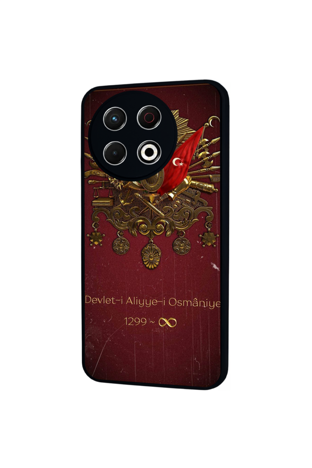 Tecno Spark 30 Pro Uyumlu Osmanli Tugrasi Tasarımlı Glossy Premium Kılıf