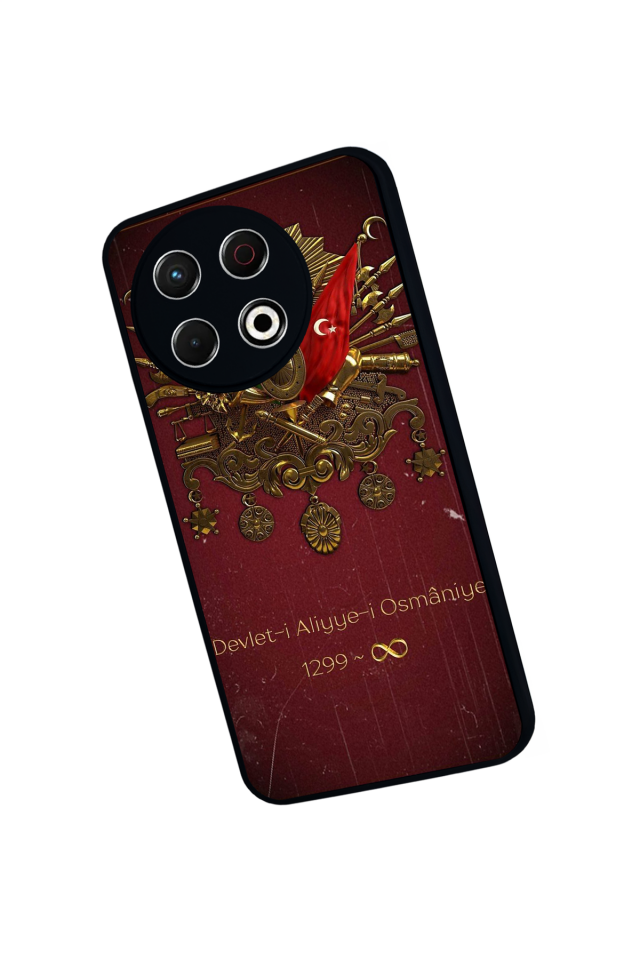 Tecno Spark 30 Pro Uyumlu Osmanli Tugrasi Tasarımlı Glossy Premium Kılıf