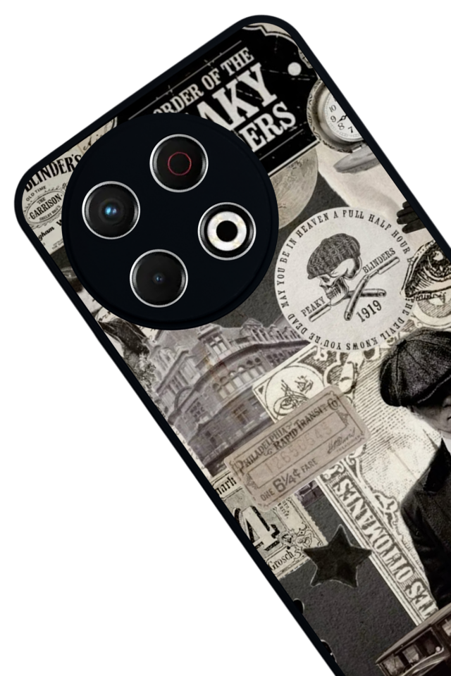 Tecno Spark 30 Pro Uyumlu Peaky Blinders Tasarımlı Glossy Premium Kılıf