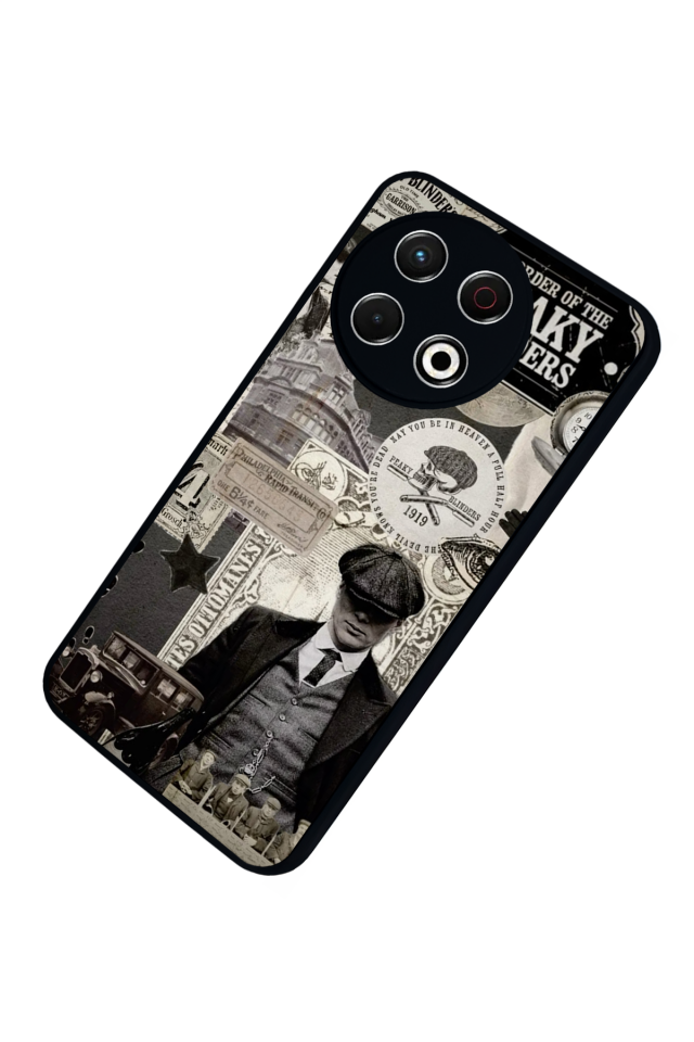 Tecno Spark 30 Pro Uyumlu Peaky Blinders Tasarımlı Glossy Premium Kılıf