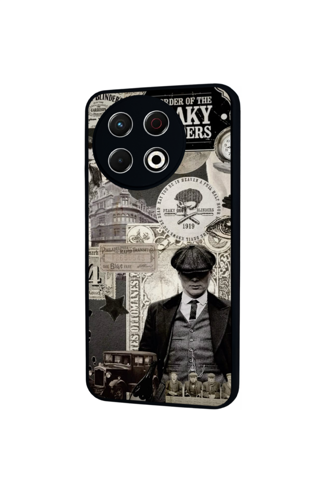 Tecno Spark 30 Pro Uyumlu Peaky Blinders Tasarımlı Glossy Premium Kılıf