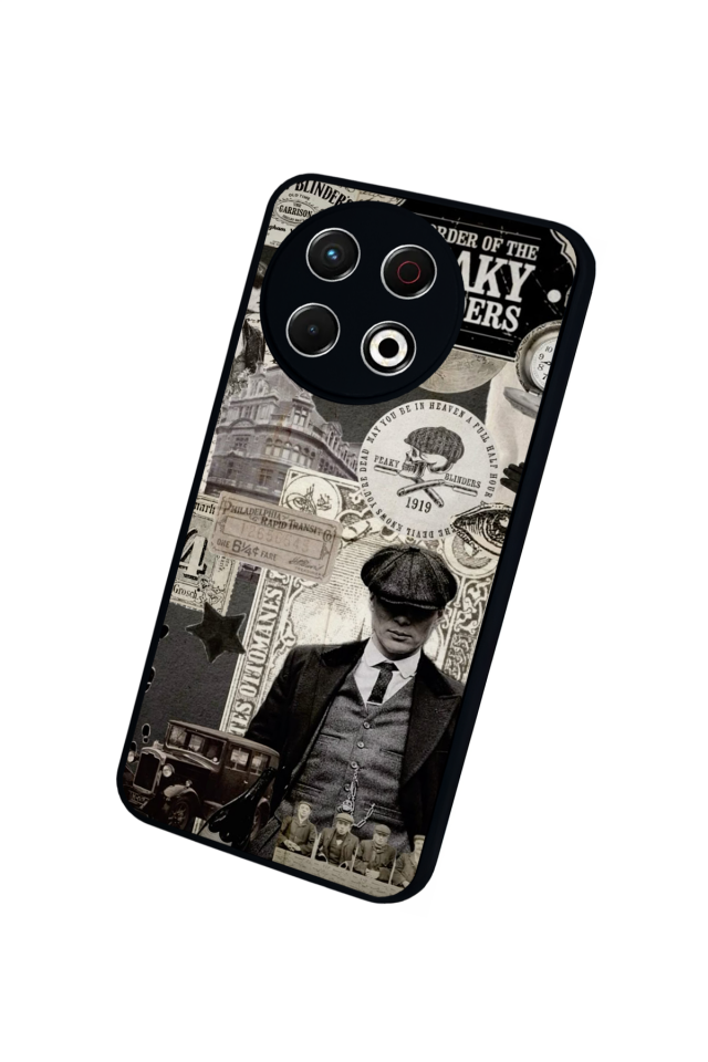 Tecno Spark 30 Pro Uyumlu Peaky Blinders Tasarımlı Glossy Premium Kılıf