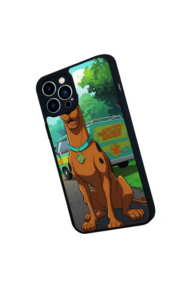 iPhone 13 Pro Max Uyumlu Scooby Doo Tasarımlı Glossy Premium Kılıf
