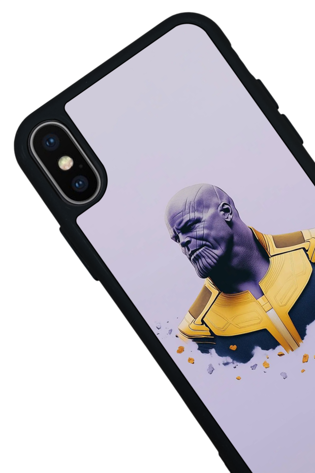 iPhone XS Max Uyumlu Thanos Tasarımlı Glossy Premium Kılıf