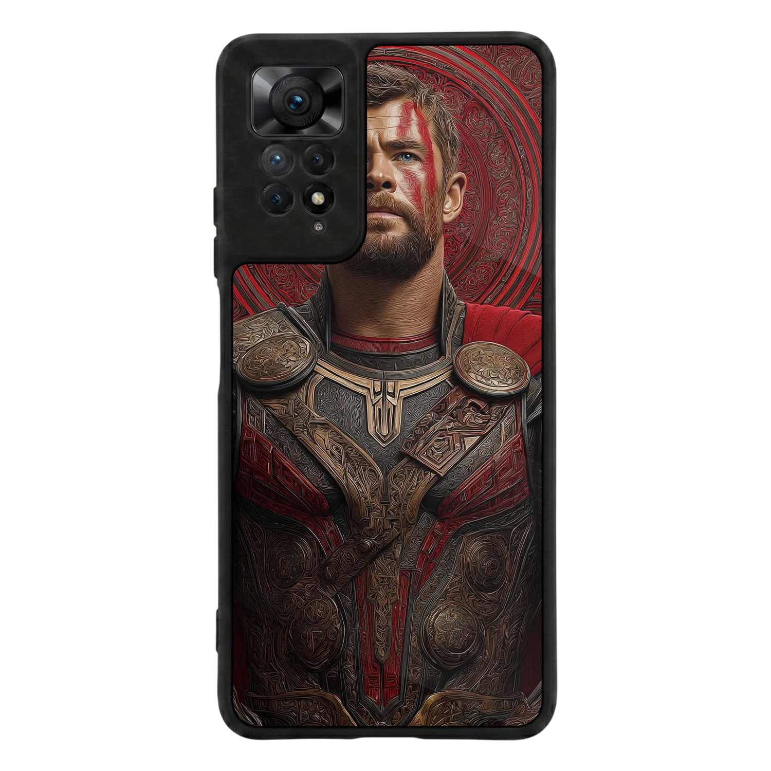Xiaomi Redmi Note 11 Pro Uyumlu Thor Tasarımlı Glossy Premium Kılıf