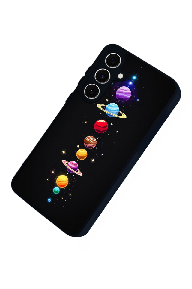 Samsung Galaxy A16 Uyumlu Uzay Tasarımlı Glossy Premium Kılıf