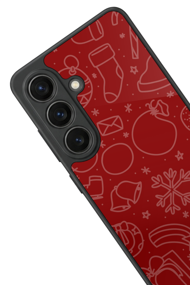 Samsung Galaxy S26 Uyumlu Yilbasi Christmas Tasarımlı Glossy Premium Kılıf