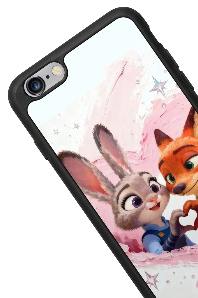 iPhone 6s Plus Uyumlu Zootropolis Tasarımlı Glossy Premium Kılıf