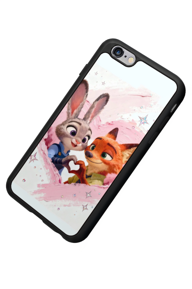 iPhone 6s Plus Uyumlu Zootropolis Tasarımlı Glossy Premium Kılıf