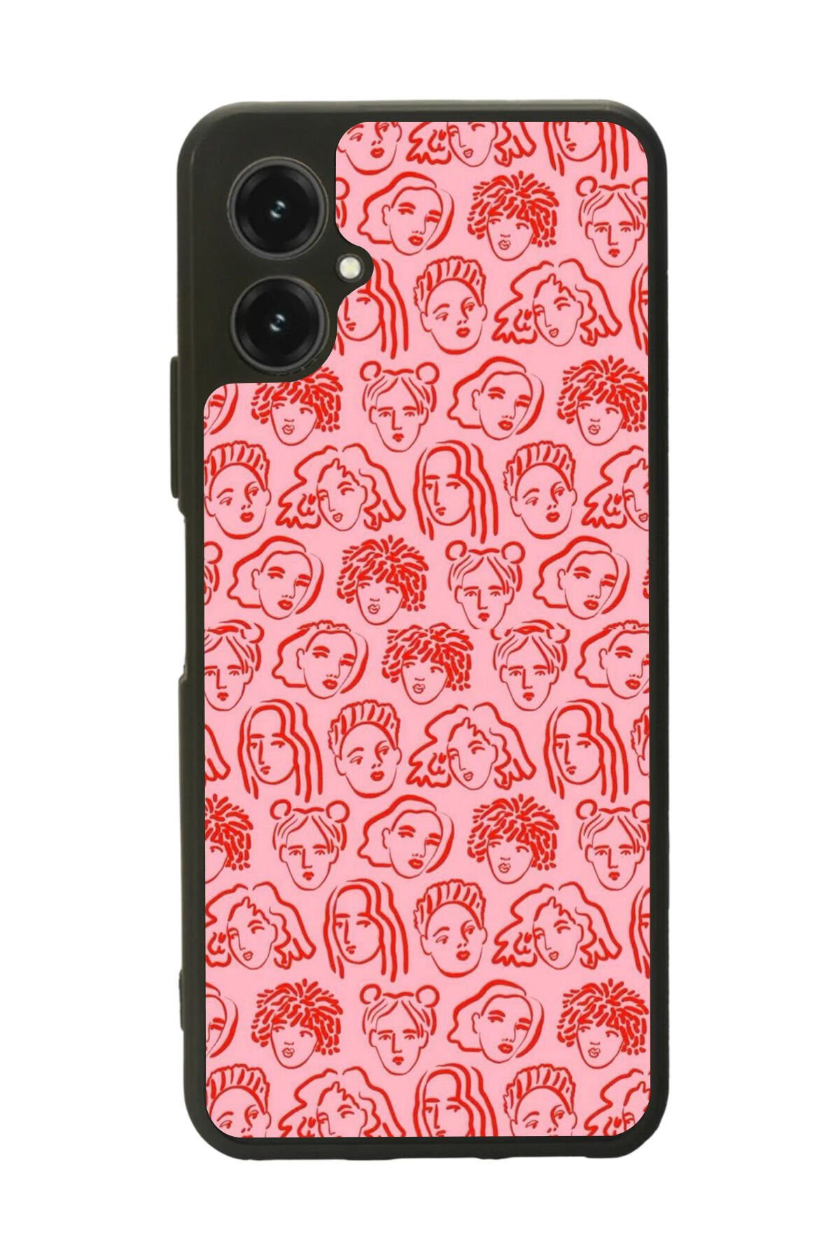 Omix X5 Uyumlu Line Art Tasarımlı Glossy Premium Kılıf