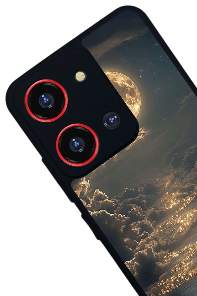 Reeder S19 Max Pro S 108MP Uyumlu Ay Tasarımlı Glossy Premium Kılıf