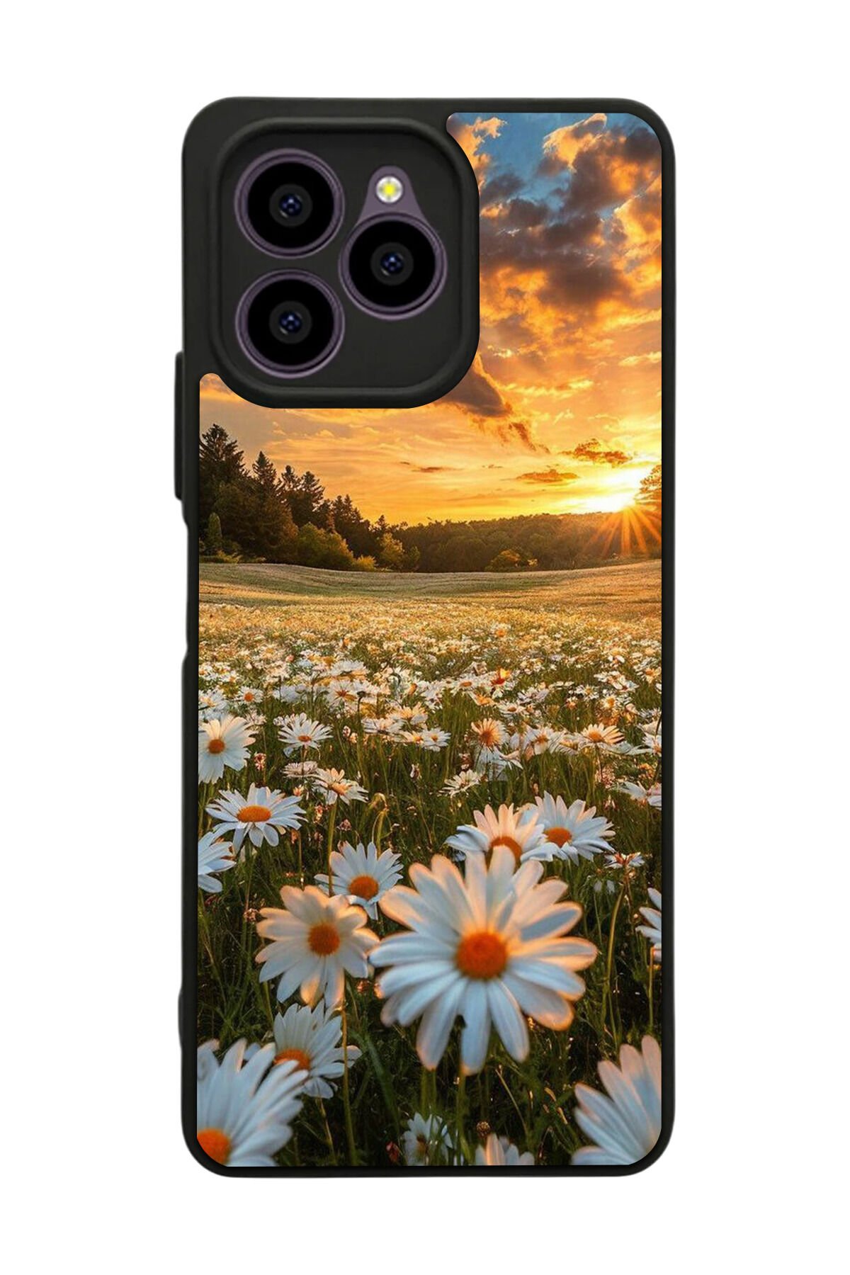 Omix X6 Uyumlu Cicek Tasarımlı Glossy Premium Kılıf