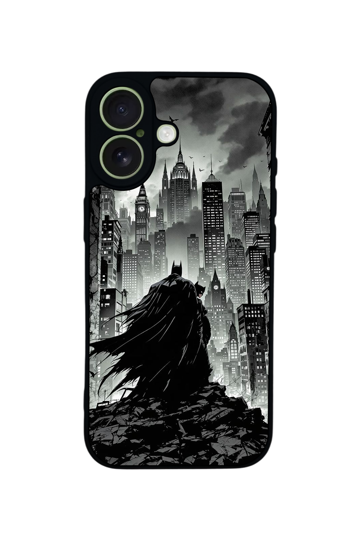 iPhone 17 Uyumlu Batman Tasarımlı Glossy Premium Kılıf