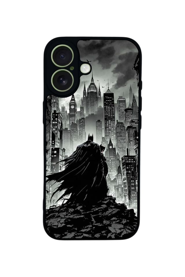 iPhone 17 Uyumlu Batman Tasarımlı Glossy Premium Kılıf