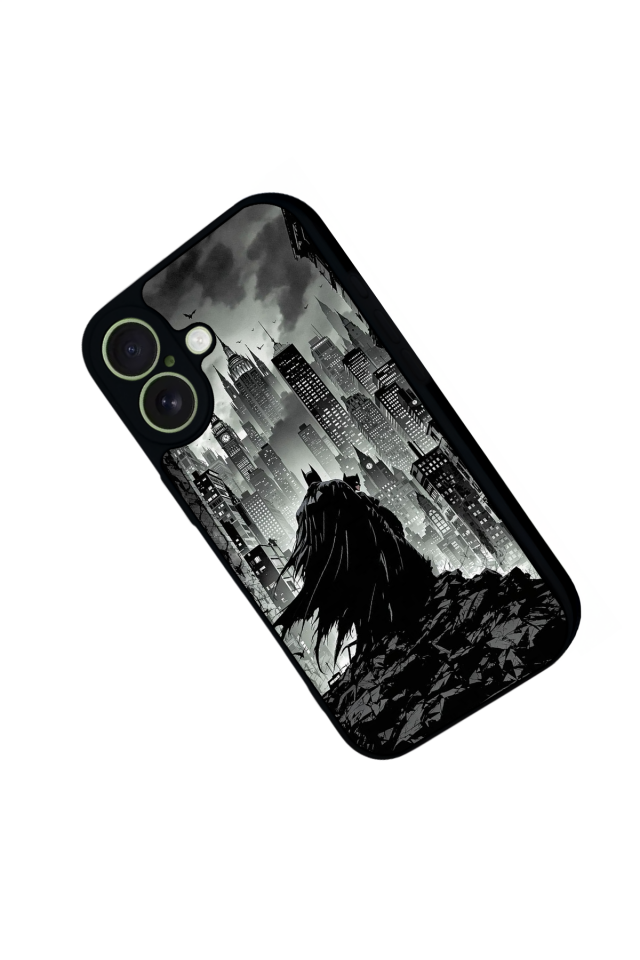 iPhone 17 Uyumlu Batman Tasarımlı Glossy Premium Kılıf