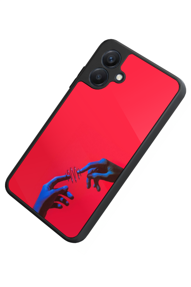 Samsung Galaxy A07 Uyumlu Kirmizi Tasarımlı Glossy Premium Kılıf