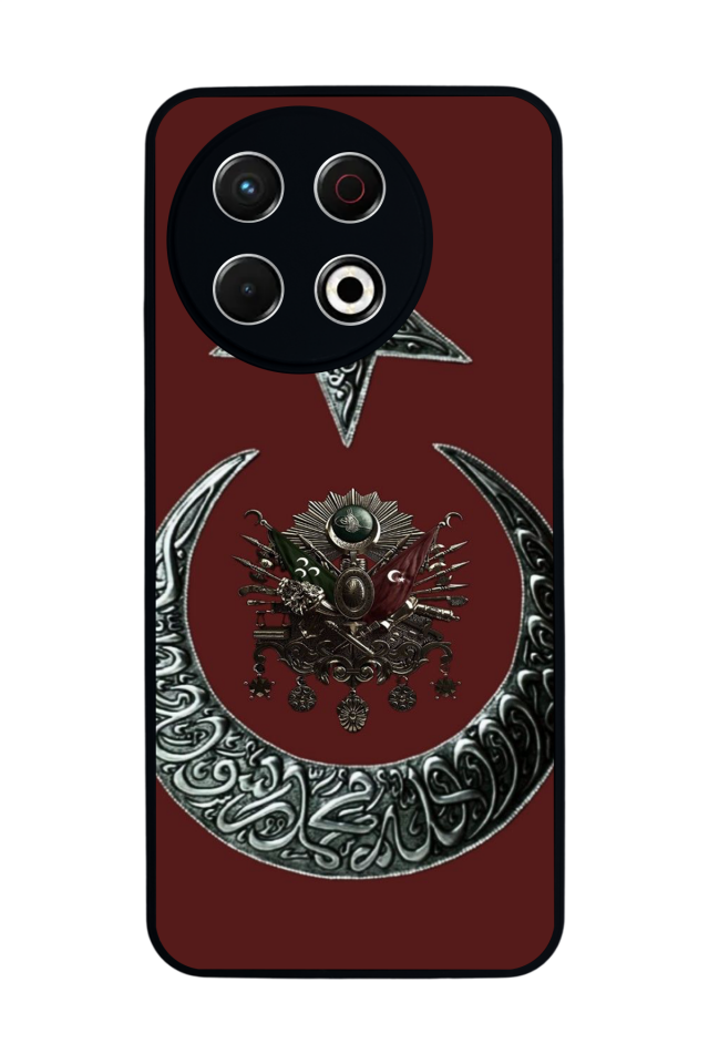 Tecno Spark 30 Pro Uyumlu Osmanli Tugrasi Tasarımlı Glossy Premium Kılıf