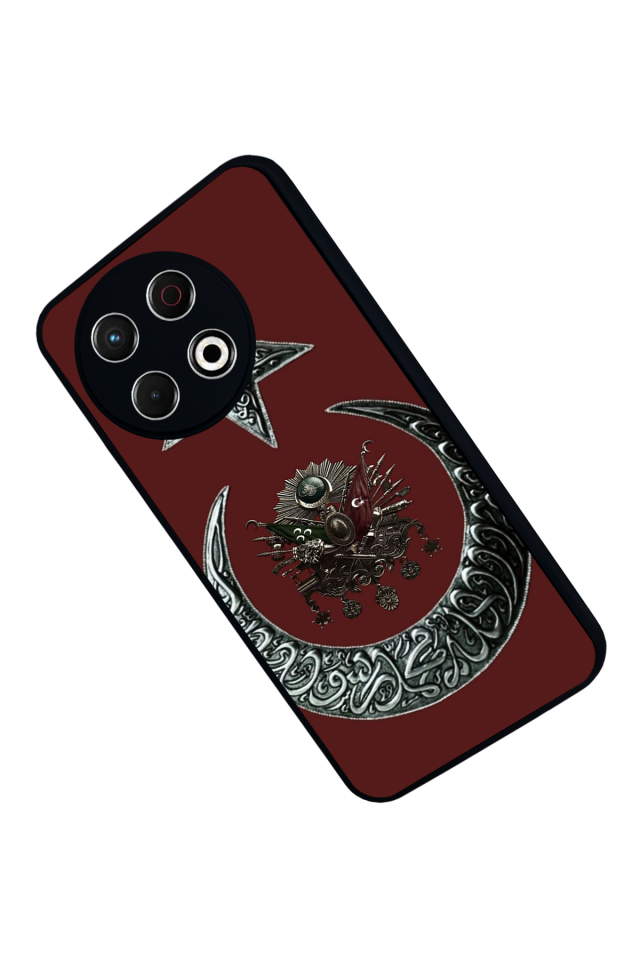 Tecno Spark 30 Pro Uyumlu Osmanli Tugrasi Tasarımlı Glossy Premium Kılıf