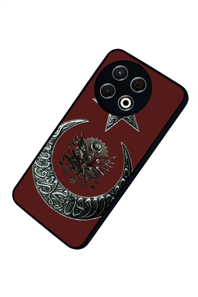 Tecno Spark 30 Pro Uyumlu Osmanli Tugrasi Tasarımlı Glossy Premium Kılıf