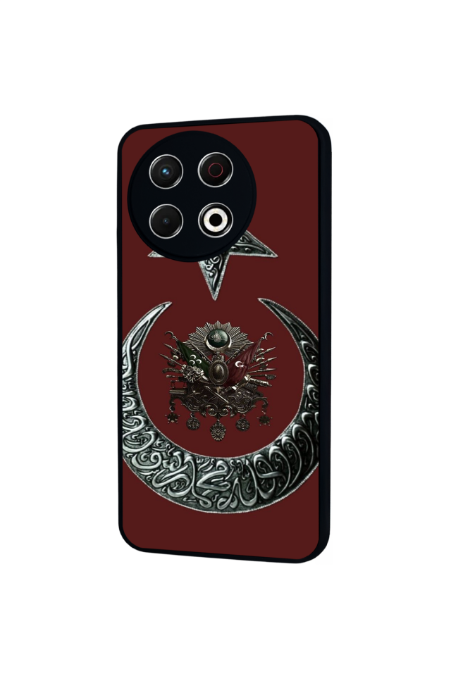 Tecno Spark 30 Pro Uyumlu Osmanli Tugrasi Tasarımlı Glossy Premium Kılıf