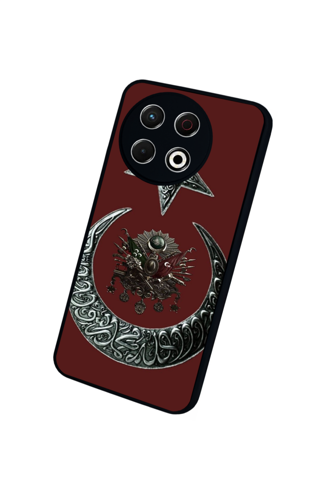 Tecno Spark 30 Pro Uyumlu Osmanli Tugrasi Tasarımlı Glossy Premium Kılıf