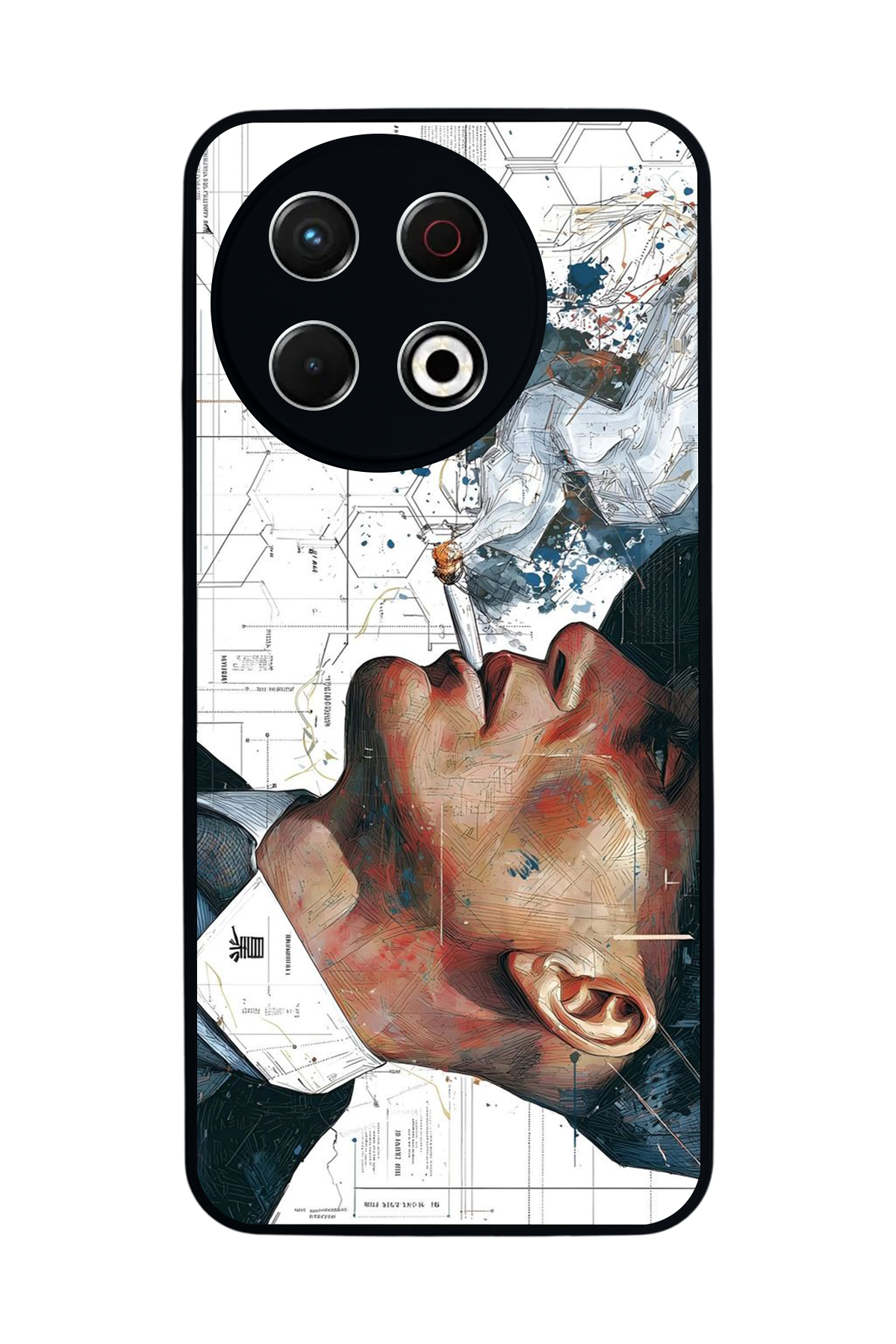 Tecno Spark 30 Pro Uyumlu Peaky Blinders Tasarımlı Glossy Premium Kılıf