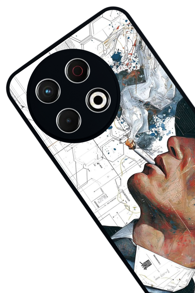 Tecno Spark 30 Pro Uyumlu Peaky Blinders Tasarımlı Glossy Premium Kılıf