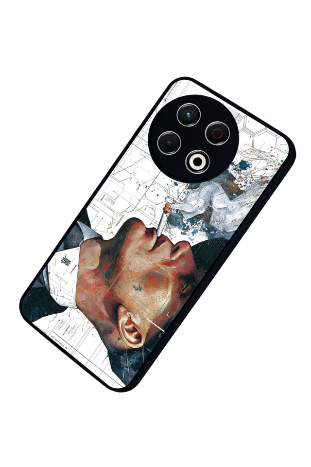 Tecno Spark 30 Pro Uyumlu Peaky Blinders Tasarımlı Glossy Premium Kılıf