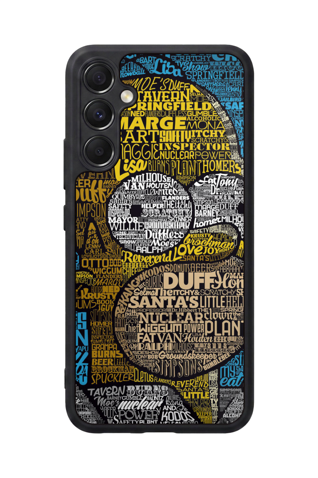Samsung Galaxy A34 Uyumlu The Simpsons Tasarımlı Glossy Premium Kılıf