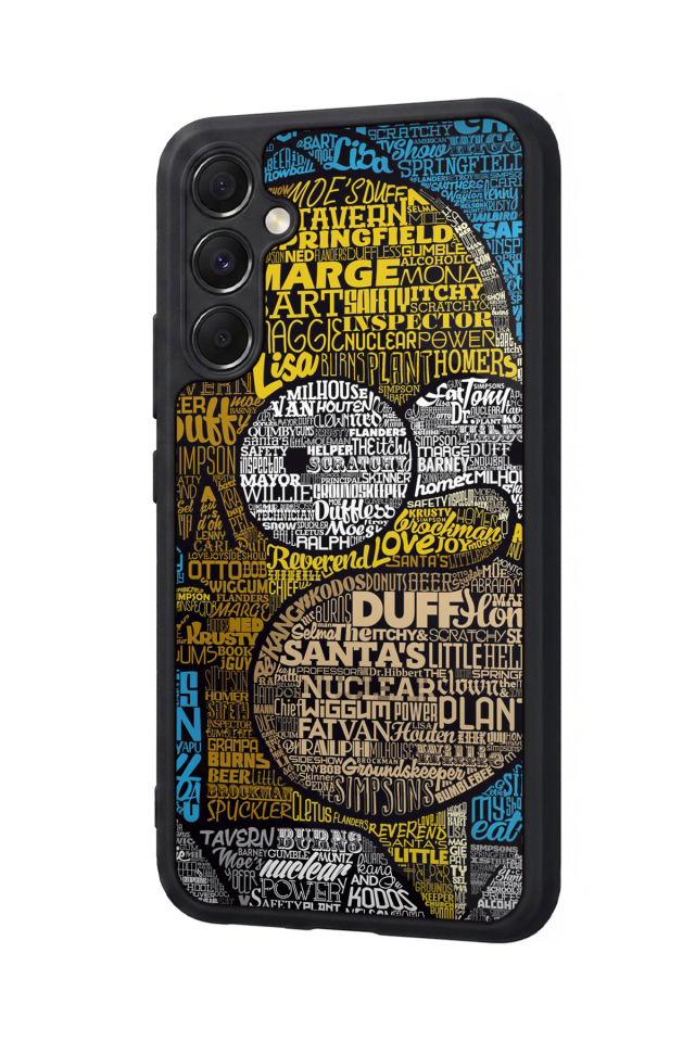 Samsung Galaxy A34 Uyumlu The Simpsons Tasarımlı Glossy Premium Kılıf
