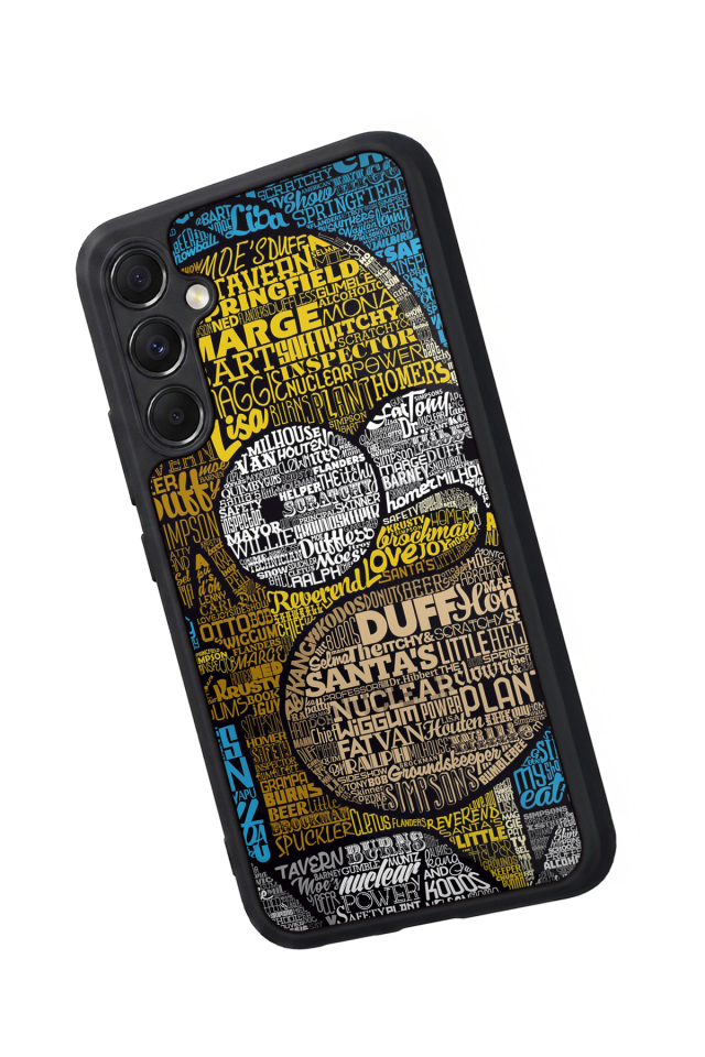 Samsung Galaxy A34 Uyumlu The Simpsons Tasarımlı Glossy Premium Kılıf