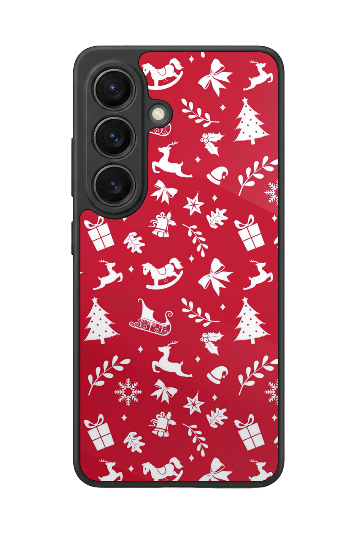 Samsung Galaxy S26 Uyumlu Yilbasi Christmas Tasarımlı Glossy Premium Kılıf