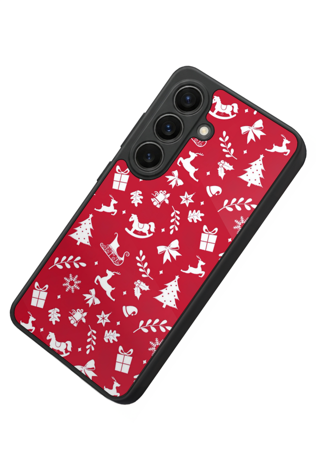 Samsung Galaxy S26 Uyumlu Yilbasi Christmas Tasarımlı Glossy Premium Kılıf