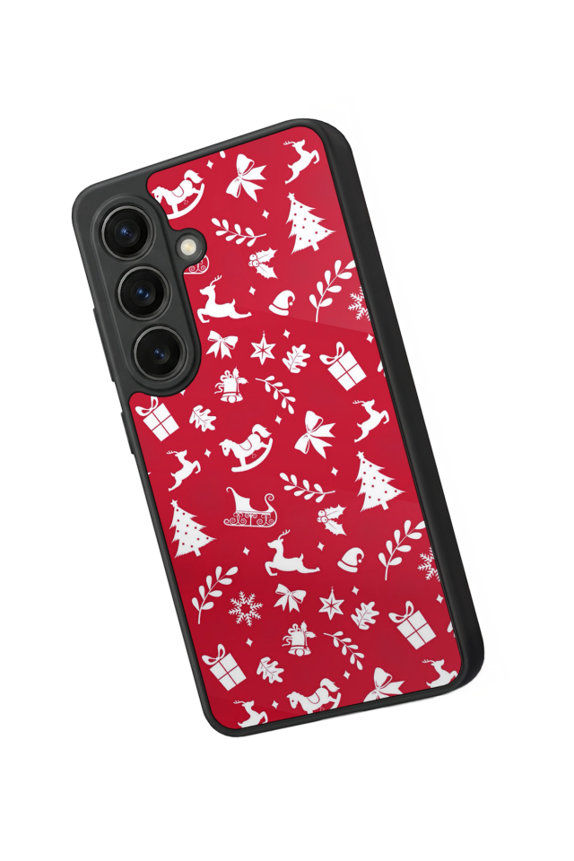 Samsung Galaxy S26 Uyumlu Yilbasi Christmas Tasarımlı Glossy Premium Kılıf